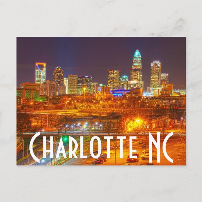 Carte Postale Charlotte NC (Devant)