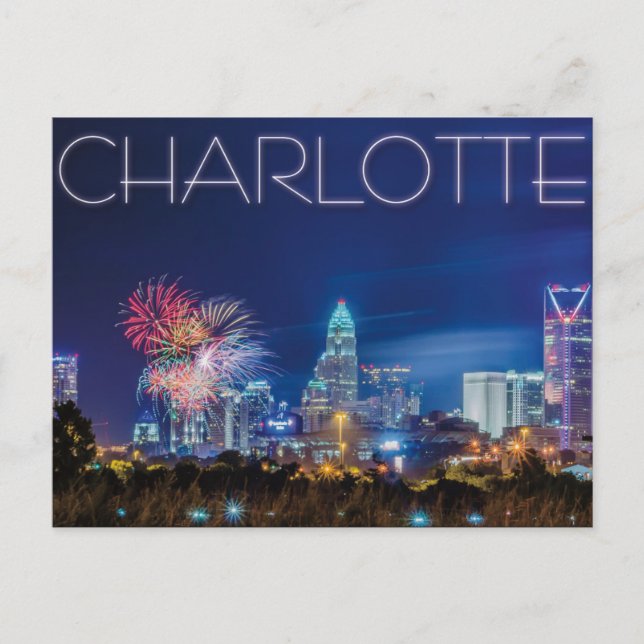 Carte Postale Charlotte NC (Devant)