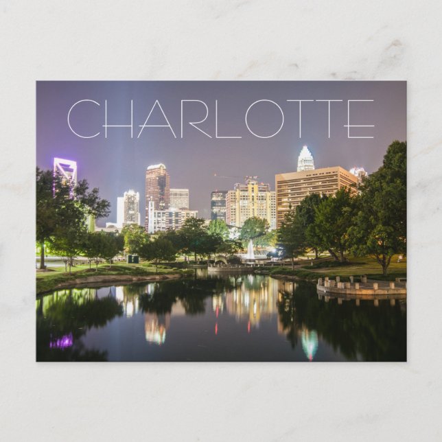 Carte Postale Charlotte NC (Devant)