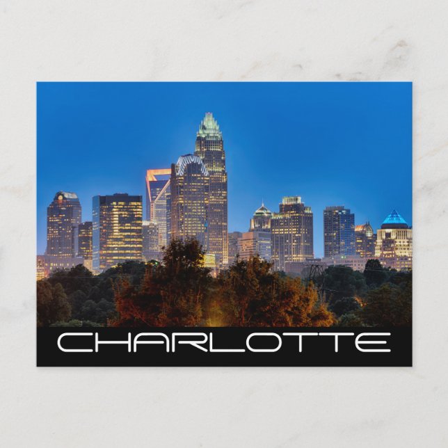Carte Postale Charlotte NC (Devant)