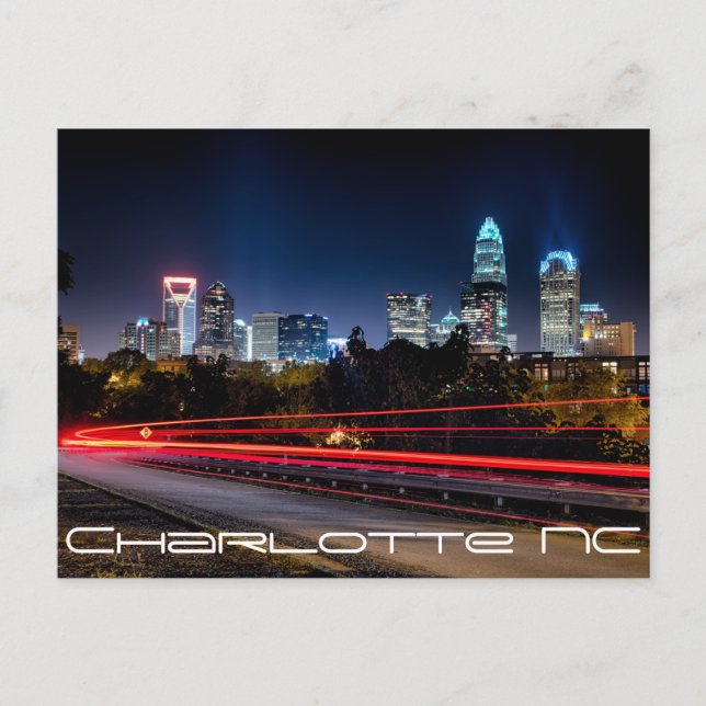 Carte Postale Charlotte NC (Devant)