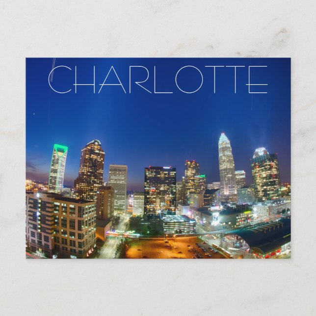 Carte Postale Charlotte NC (Devant)