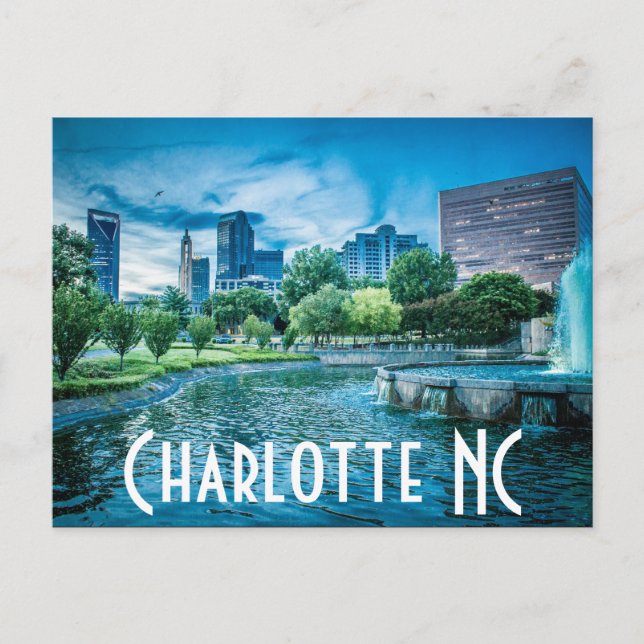 Carte Postale Charlotte NC (Devant)