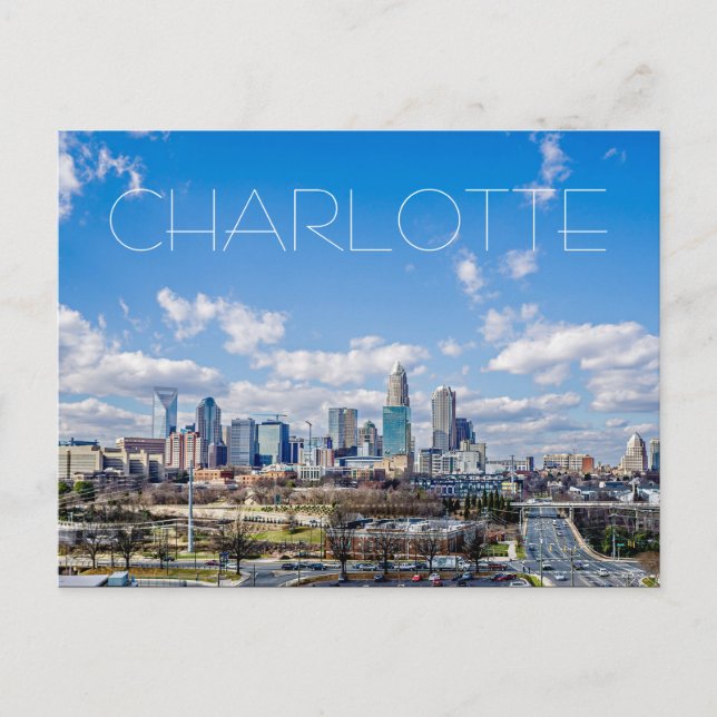 Carte Postale Charlotte NC (Devant)