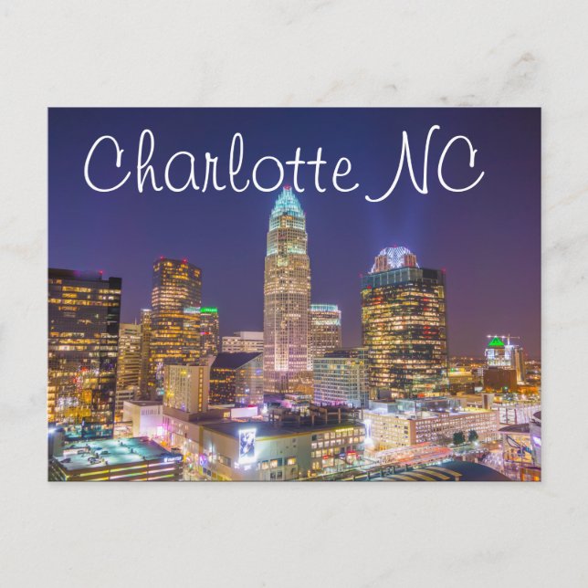 Carte Postale Charlotte NC (Devant)