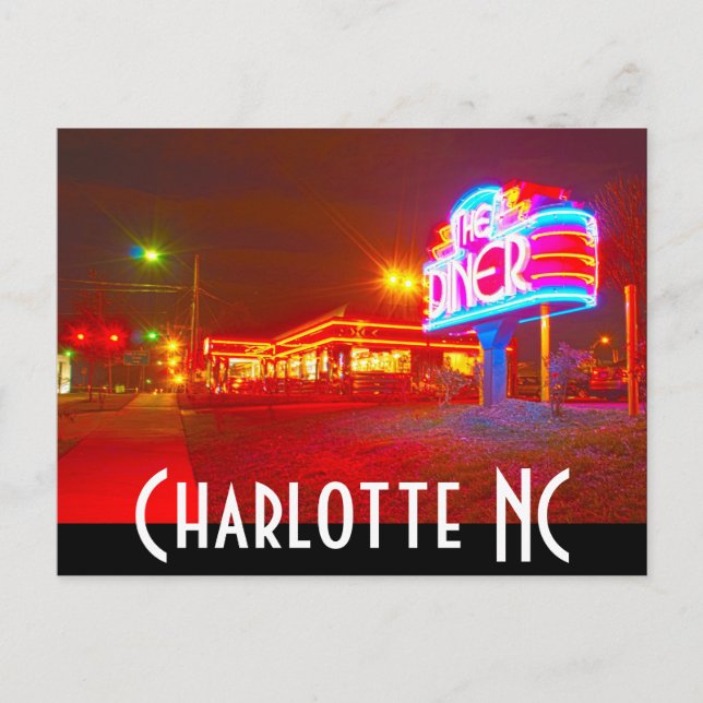 Carte Postale Charlotte NC (Devant)