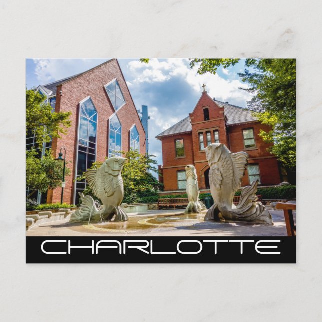 Carte Postale Charlotte NC (Devant)