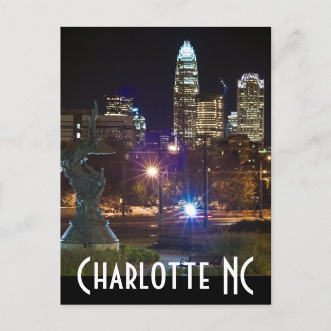 Carte Postale Charlotte NC (Devant)