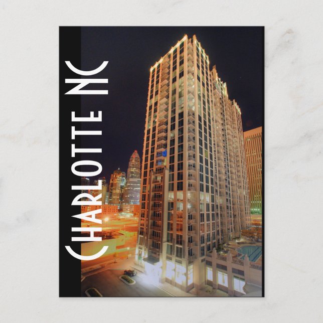 Carte Postale Charlotte NC (Devant)