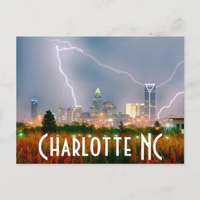 Carte Postale Charlotte NC (Devant)