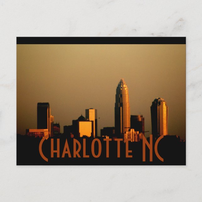 Carte Postale Charlotte NC (Devant)