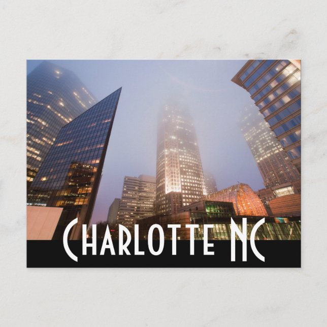 Carte Postale Charlotte NC (Devant)