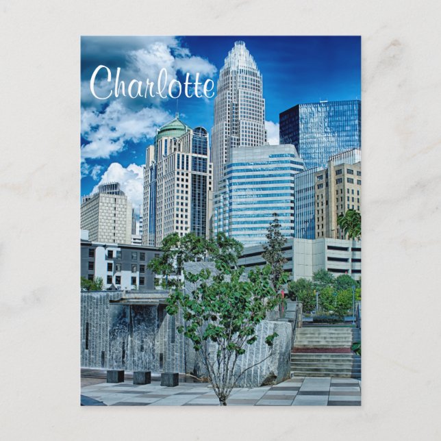 Carte Postale Charlotte NC (Devant)