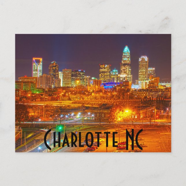 Carte Postale Charlotte NC (Devant)