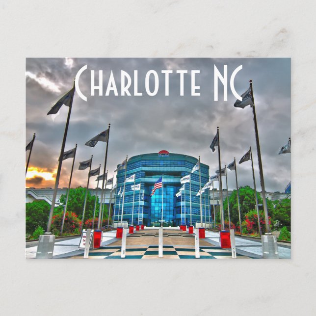 Carte Postale Charlotte NC abaisser la vitesse (Devant)
