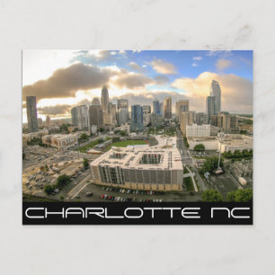 Carte Postale Charlotte NC -QUEEN CITY