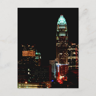 Carte Postale Charlotte NC Skyline