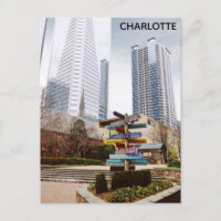 Charlotte North Carolina City Park Skyline Travel
