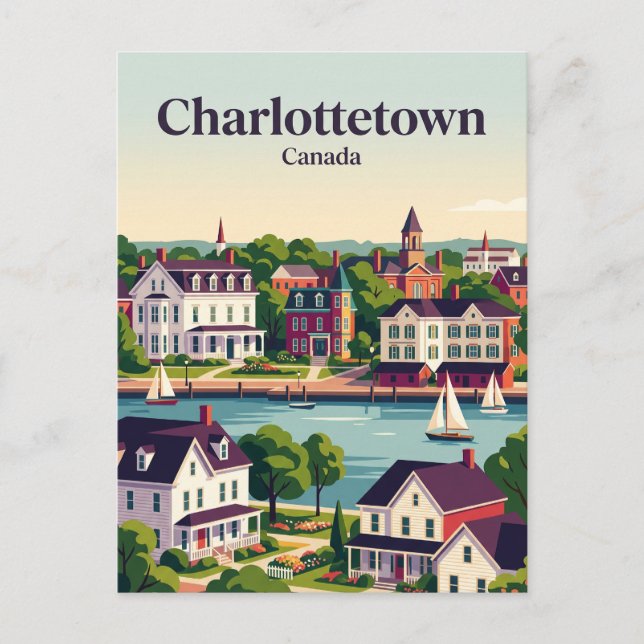 Carte Postale Charlottetown Canada (Devant)