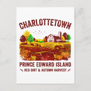 Carte Postale Charlottetown, Île-du-Prince-Édouard, Terre Rouge