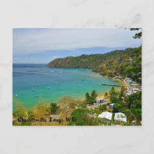 Carte Postale Charlotteville, Tobago W.I.