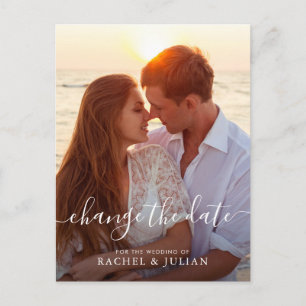 Carte Postale Charmant script changer la date