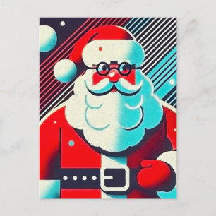 Carte Postale Charmante entreprise personnalisée du Père Noël