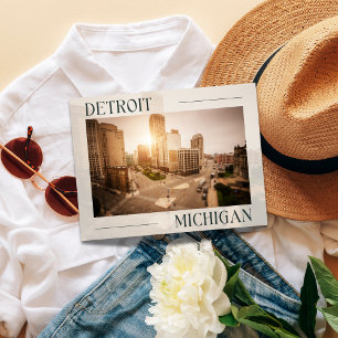 Carte Postale Charme de la ville : Les impressions de Détroit