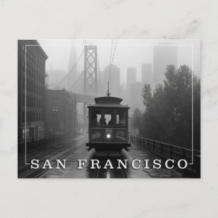 Carte Postale Charme du téléphérique : A San Francisco