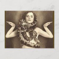 Charmer serpent vintage Retro Femmes