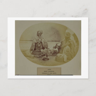 Carte Postale Charmeurs de serpents ou de jogis, Hindous de cast