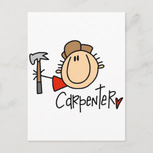 Carte Postale Charpentier masculin