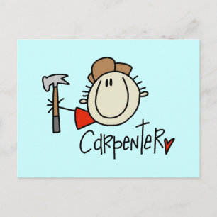 Carte Postale Charpentier masculin