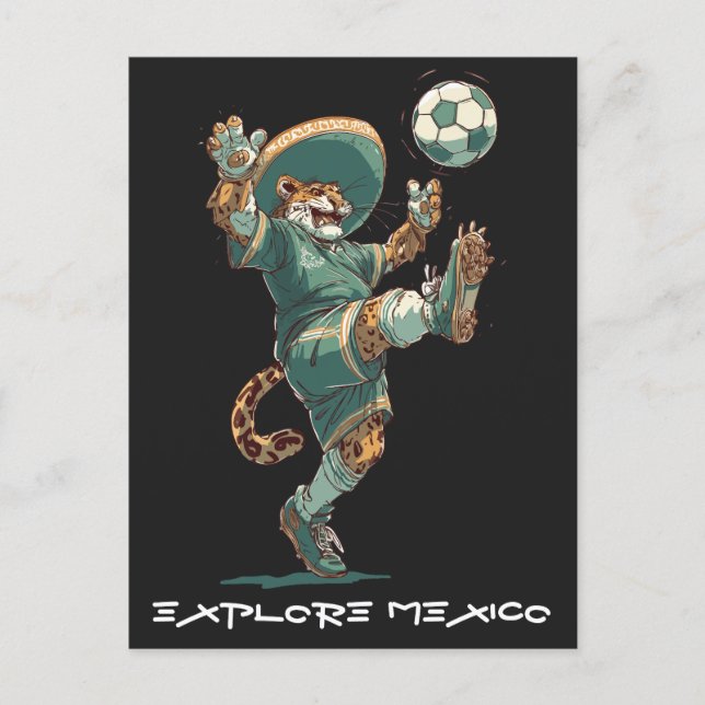 Carte Postale Charro Jaguar Striker (Devant)