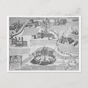 Carte Postale Charta Postalis Indulgentiae VII Ecclesiarum Urbis