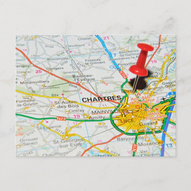 Carte Postale Chartres, France (Devant)