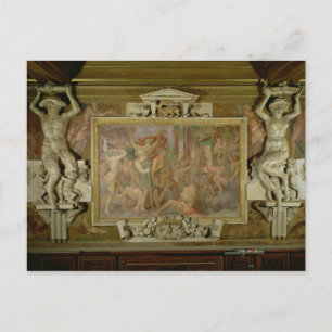 Carte Postale Chasse à l'Ignorance, détail du décor