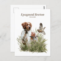 Chasse avec un chien breton, Art