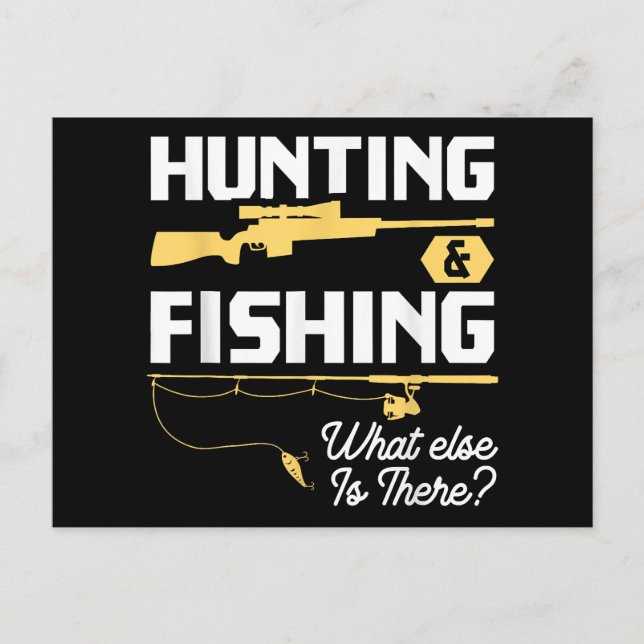 Carte Postale Chasse et pêche Ce qu'il y a d'autre - Funny Fishe (Devant)