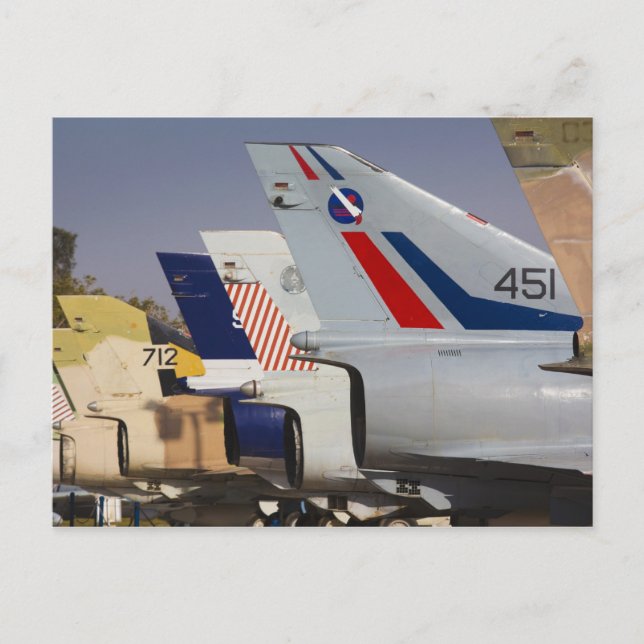 Carte Postale chasseur Kfir construit par Israël (Devant)