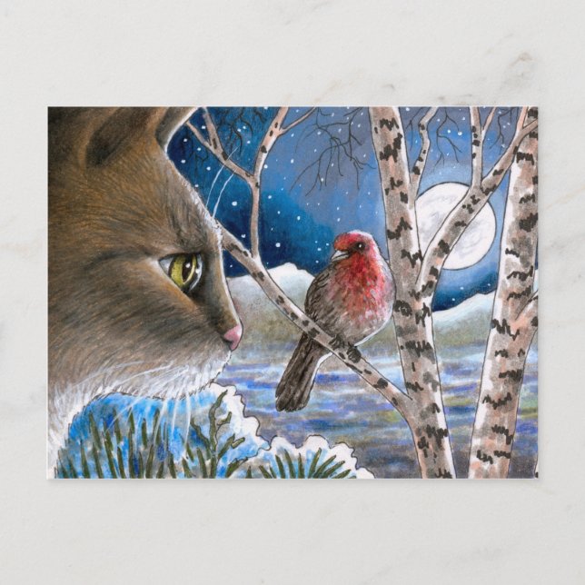 Carte Postale Chat 600 (Devant)