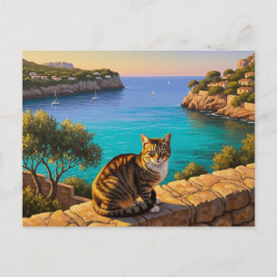 Carte Postale Chat à Majorque Espagne Voyage