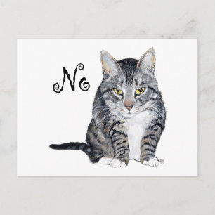 Carte Postale Chat américain à poil court - Non