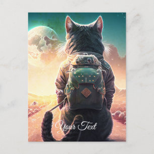 Carte Postale Chat au repos.