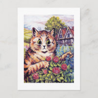 Chat avec Rose, Louis Wain