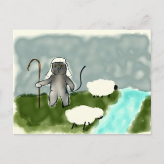 Carte postale Chat Berger