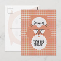 Chat brun mignon avec grille personnalisée