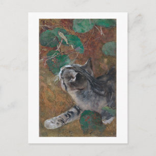 Carte Postale Chat, Bruno Liljefors