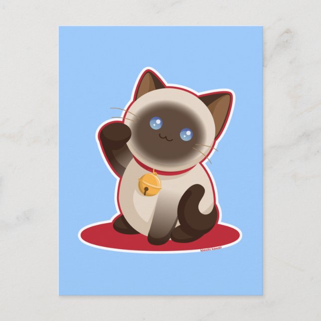 Carte Postale Chat chanceux (Devant)