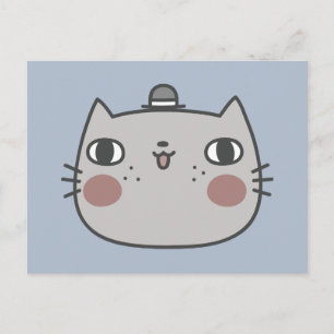 Carte Postale Chat cool